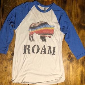 Roam baseball tee!